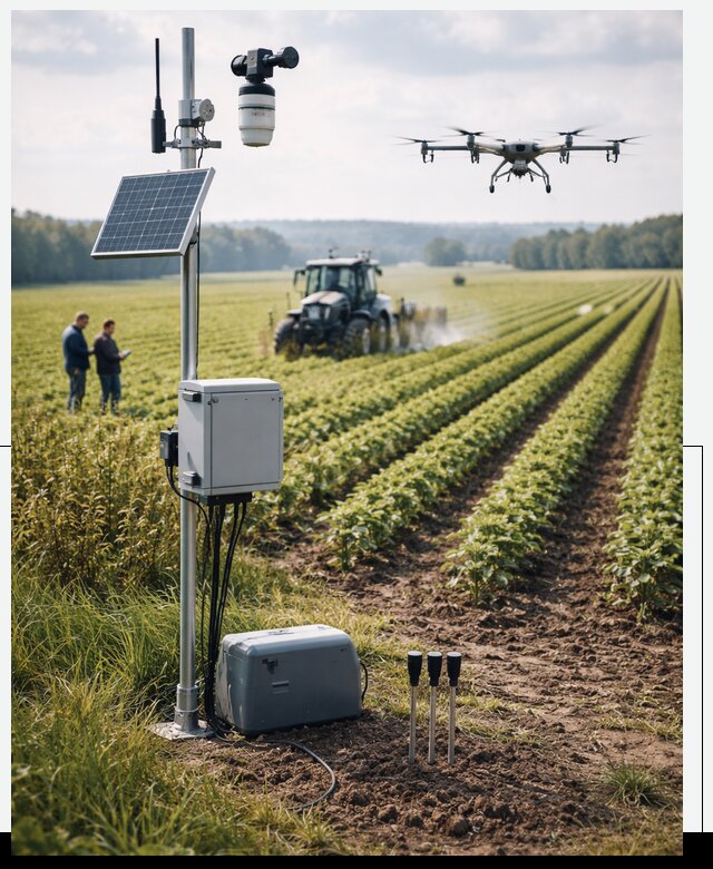 Разработка IoT мониторинга полей в Россоши от 8814 р. | АвикейРсс